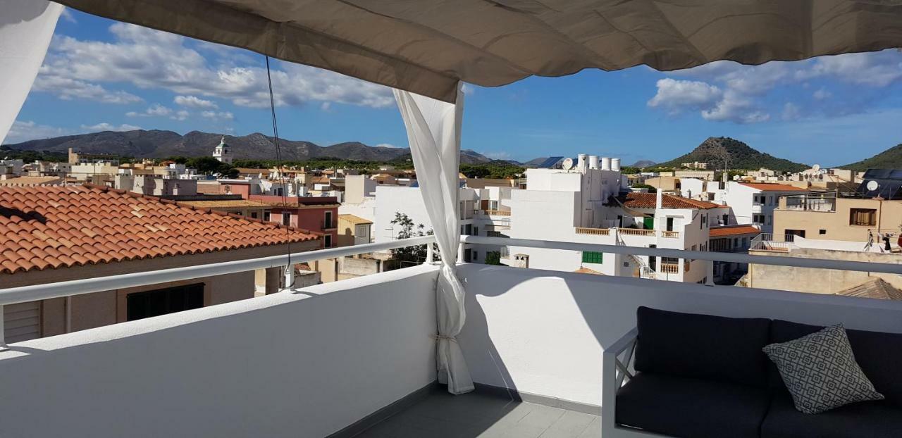 Sonne & Meerblick Aus 40 Grad Heissem Whirlpool Geniessen - Zentral Am Hafen Und Dennoch Ruhig Cala Ratjada  Bagian luar foto